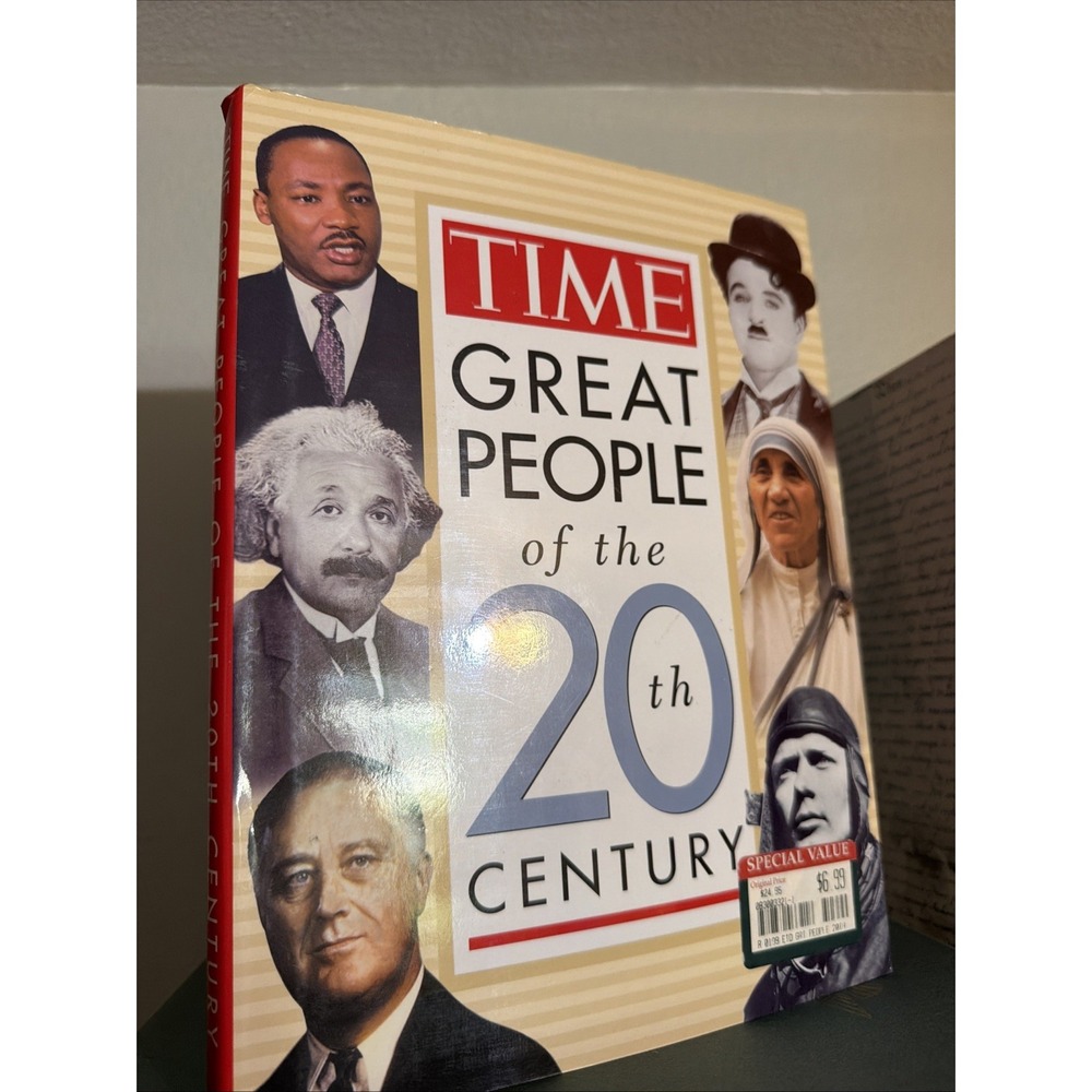 Time Magazine Great People of the 20th Century Hardcover Book 1996